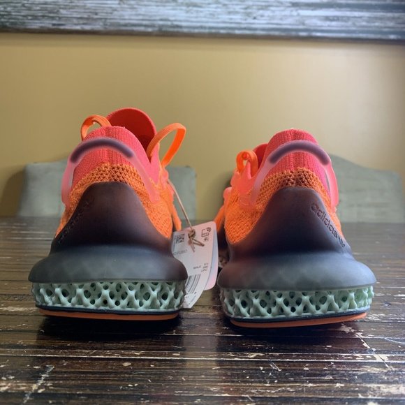 New Adidas 4D Fusio Primeknit “Solar Orange” Men’s Size: 11 FY5929 - Picture 5 of 7